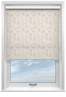 Botanical Sketchbook, Touch of Grey - Roller Blind